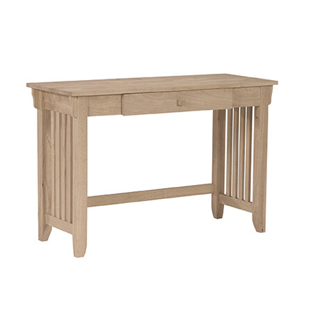 Mission Computer Desk w/ Pencil Drawer