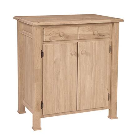 Kitchen Work Center
One shelf &amp; solid raised panel sides