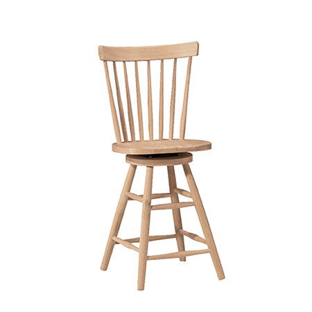 Wood seat only, 30&#39;&#39;H stool also available (285-30)