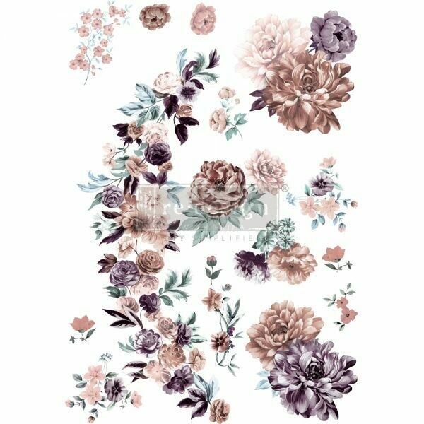 REDESIGN DECOR TRANSFERS® – Burgundy Rose Garden