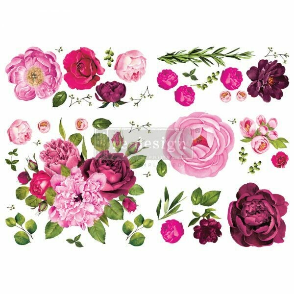 REDESIGN DECOR TRANSFERS® – Lush Floral I