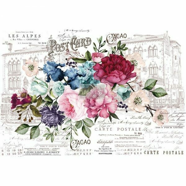 REDESIGN DÉCOR TRANSFERS® – IMPERIAL GARDEN 44″X 30″ 6 SHEETS
