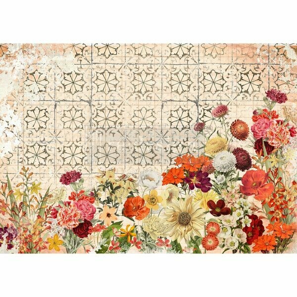 DÉCOR RICE PAPER – Twilight Field - 11.5&quot; x 16.25&quot;