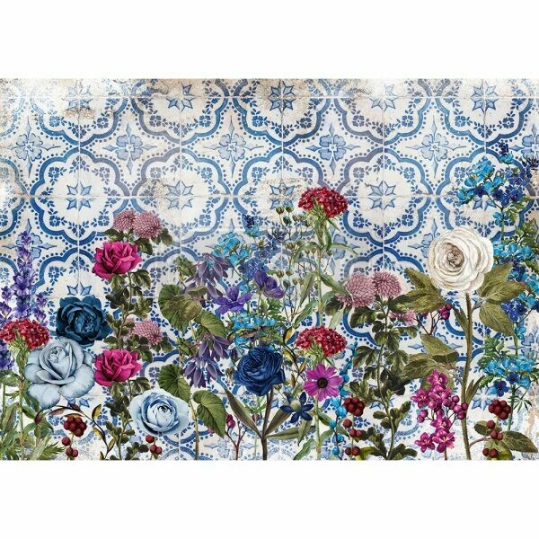 DÉCOR RICE PAPER – Moonlight Garden - 11.5&quot; x 16.25&quot;