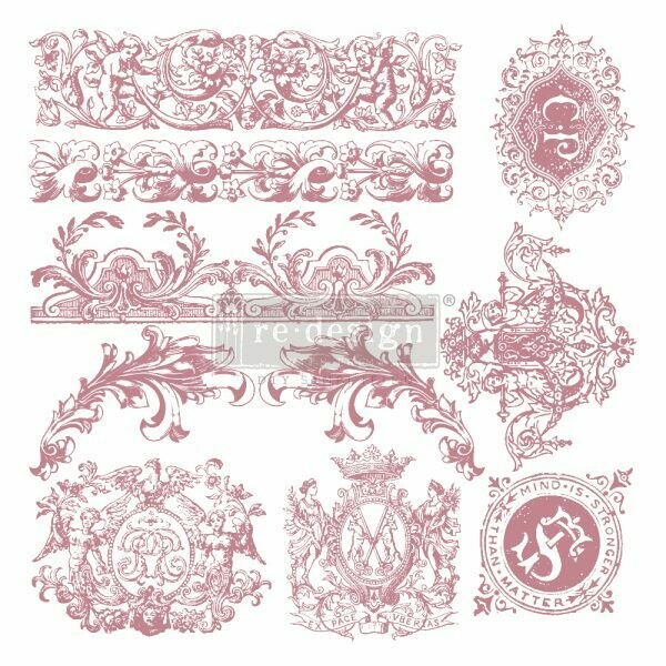 Decor Clear-Cling Stamp - Chateau De Maisons - 12x12