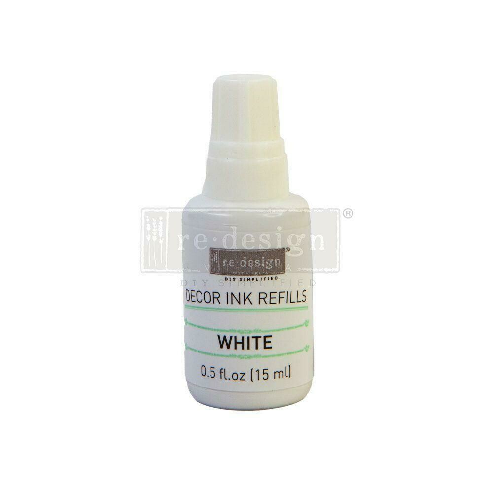 DÉCOR Ink Refill – White - 0.5 oz refill