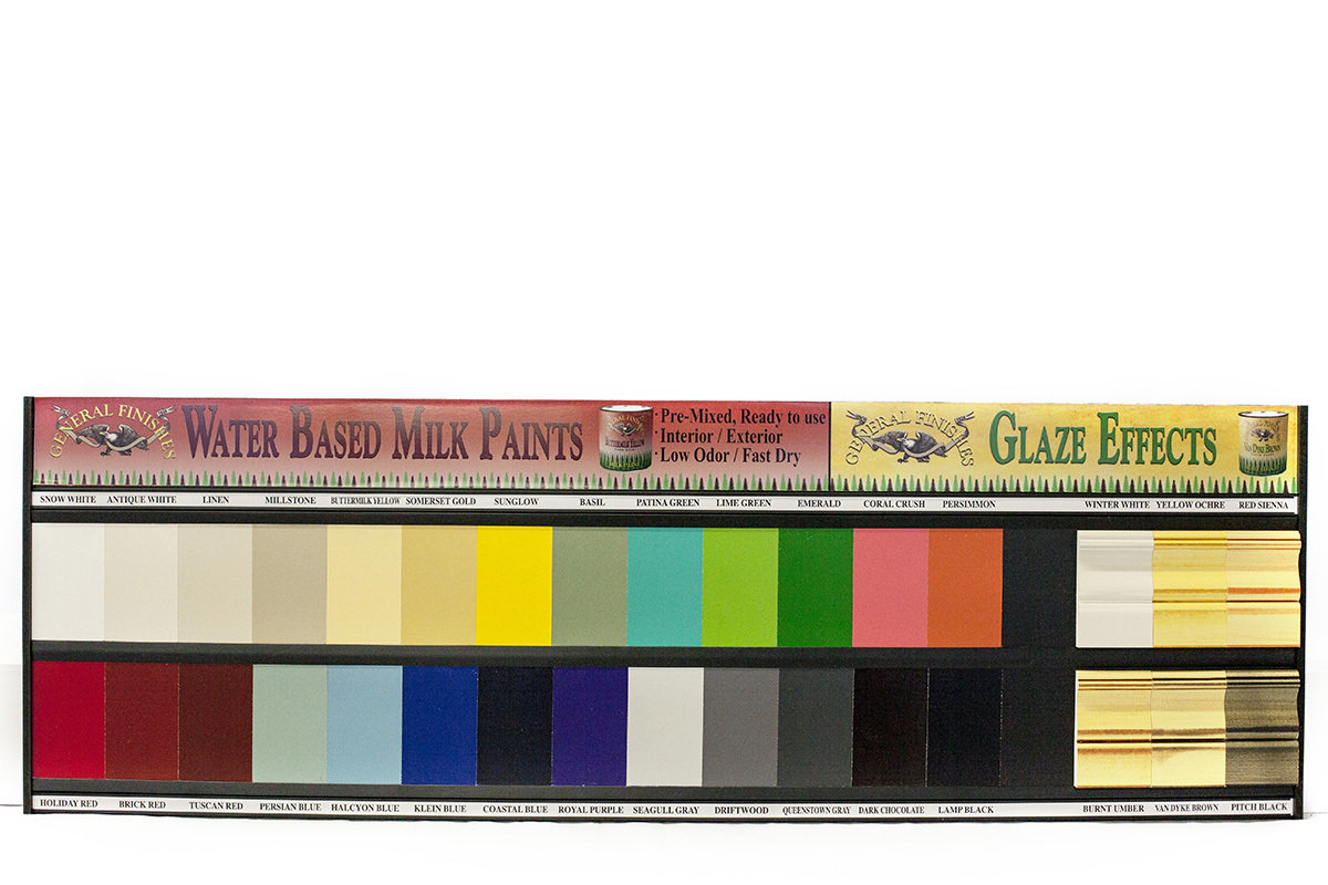 Milk Paint Display Board