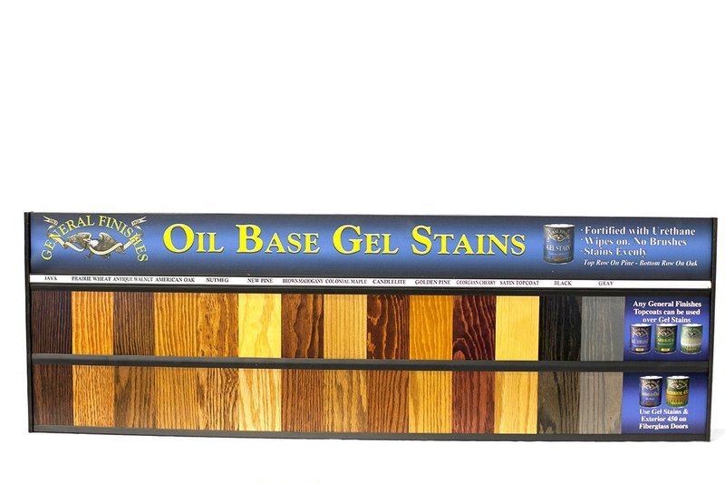 Gel Stain Display Board