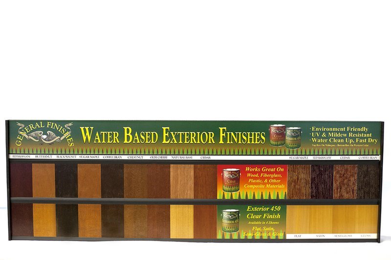 Exterior Stain Display Board