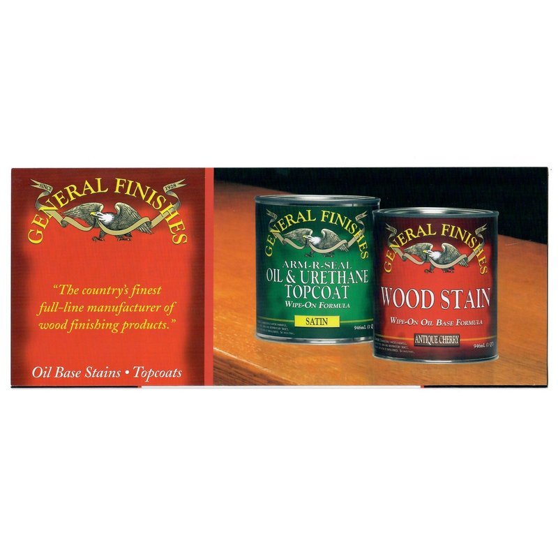 Oil Based Stain &amp; Topcoat Brochure