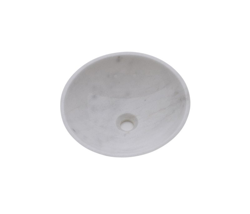 White Marble Bathroom Vanity Sink