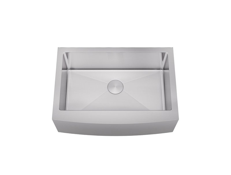 Farmhouse Stainless Steel Kitchen Sink - 30 x 21 Radius 15