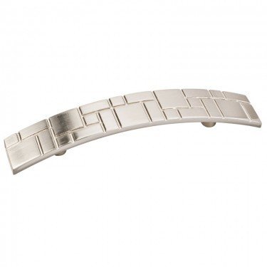 Breighton Cabinet Pull 874-96, Finishes: Satin Nickel