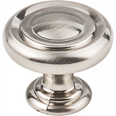 Bremen 1 Cabinet Knob 117, Finishes: Satin Nickel