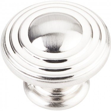 Bremen 2 Cabinet Knob 137, Finishes: Satin Nickel
