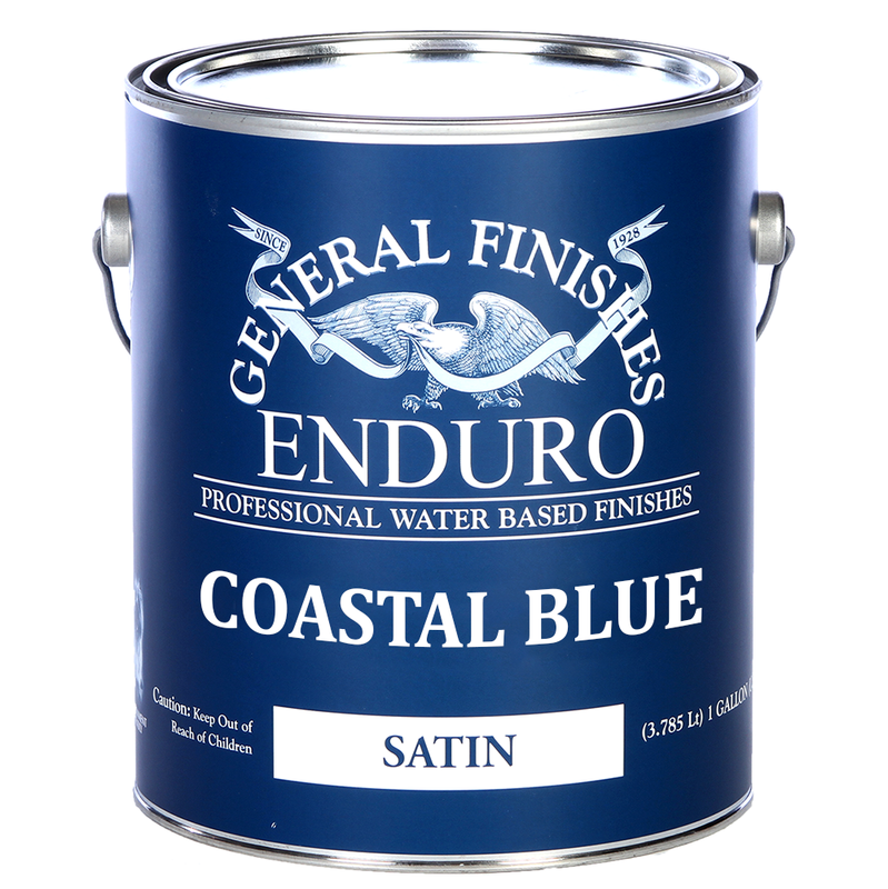 Coastal Blue Poly Satin