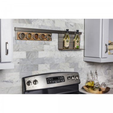 Single Hanging Shelf for Smart Rail Storage Solution