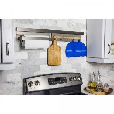 Hanging Paper Towel Holder for Smart Rail Storage Solution