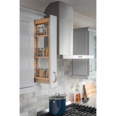 3&quot; x 11-1/8&quot; x 42&quot; Wall Cabinet Filler Pullout