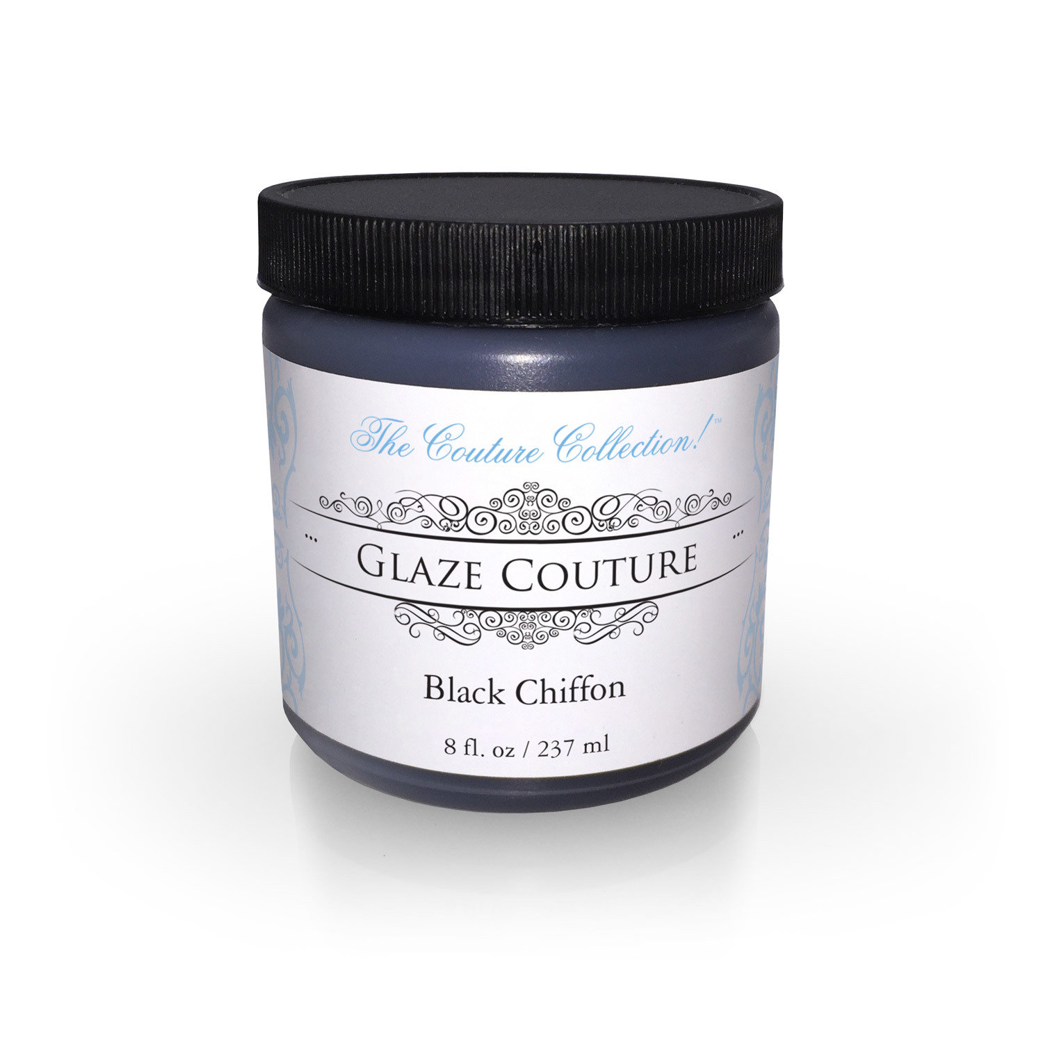 Glaze Couture - Black Chiffon, Size: 8 oz.