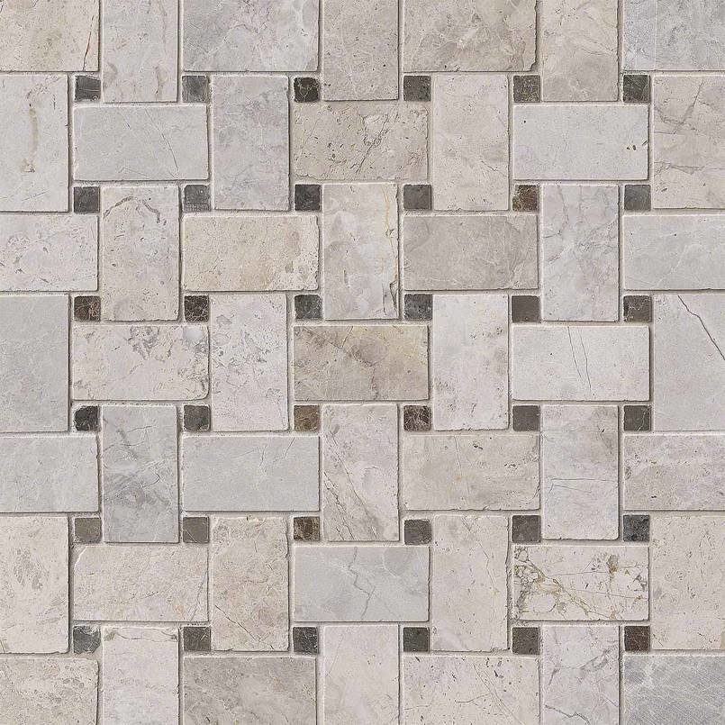 Tundra Gray Basketweave Polished