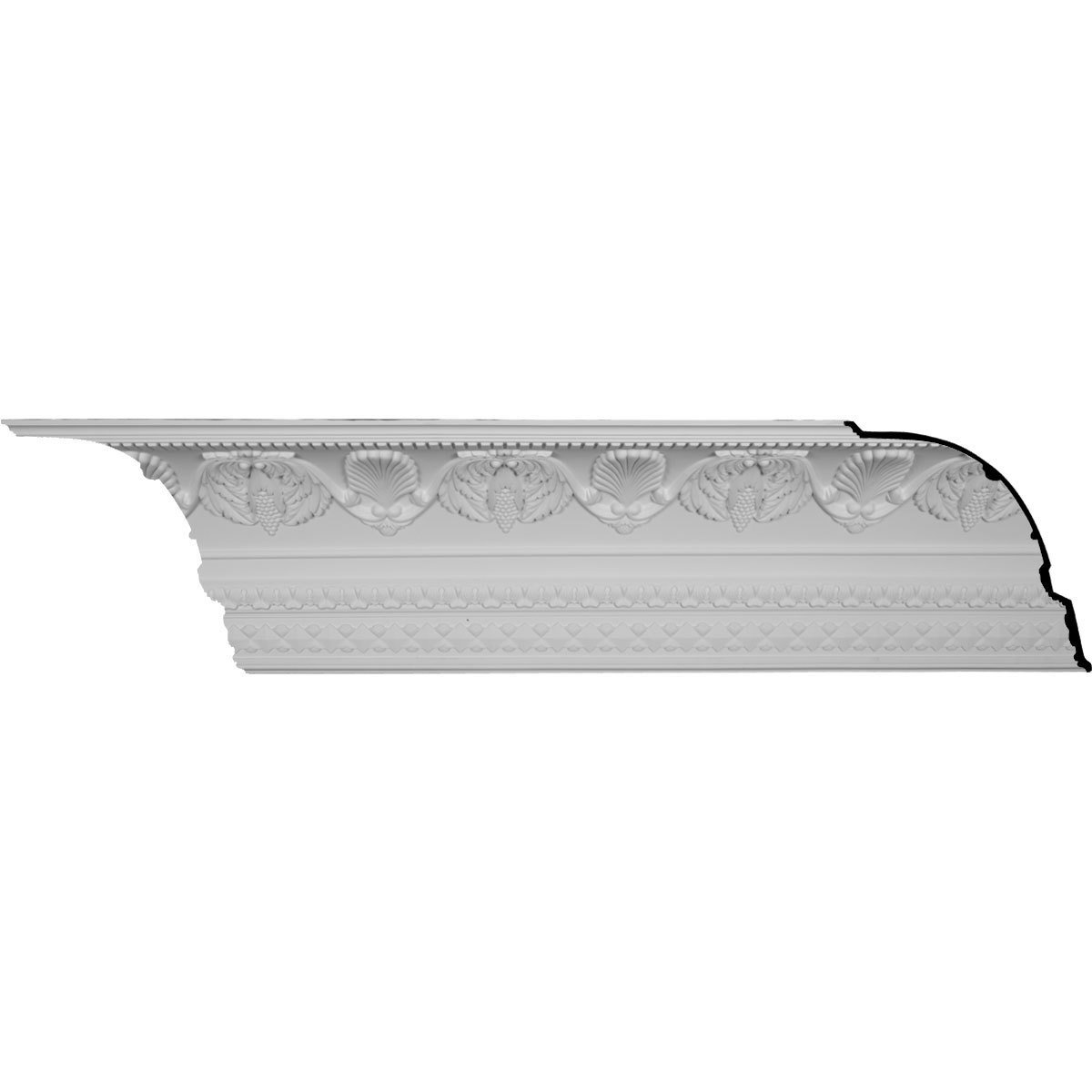 Harvest Crown Molding - 16 3/8&quot;H X 14 1/8&quot;P X 21 5/8&quot;F X 96 1/8&quot;L