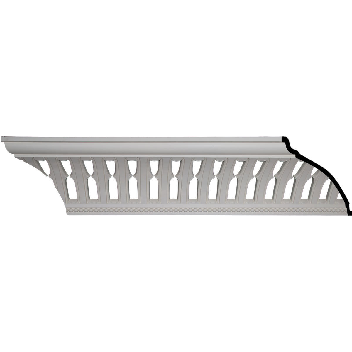 Melbourne Crown Molding - 15 1/2&quot;H X 13 3/8&quot;P X 20 5/8&quot;F X 94 1/2&quot;L