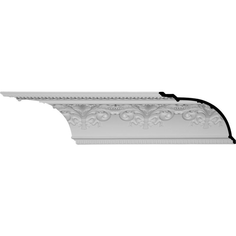 Sydney Crown Molding - 11 3/8&quot;H X 16&quot;P X 19 5/8&quot;F X 94 1/2&quot;L
