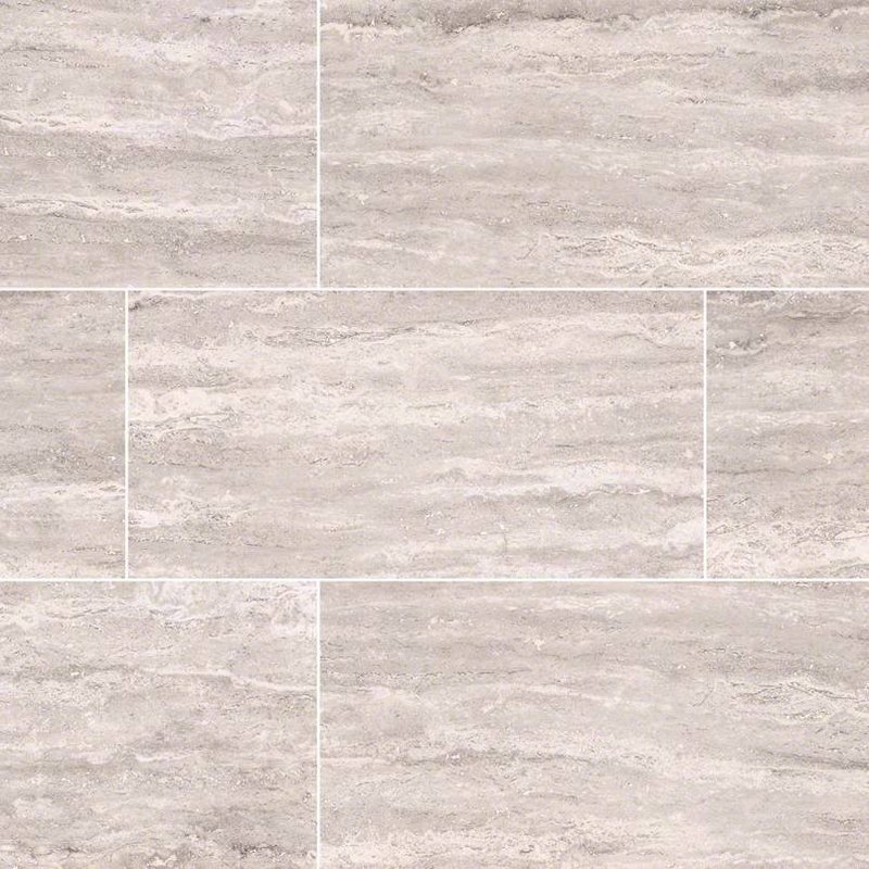 Pietra Venata White Porcelain Tile 12x24