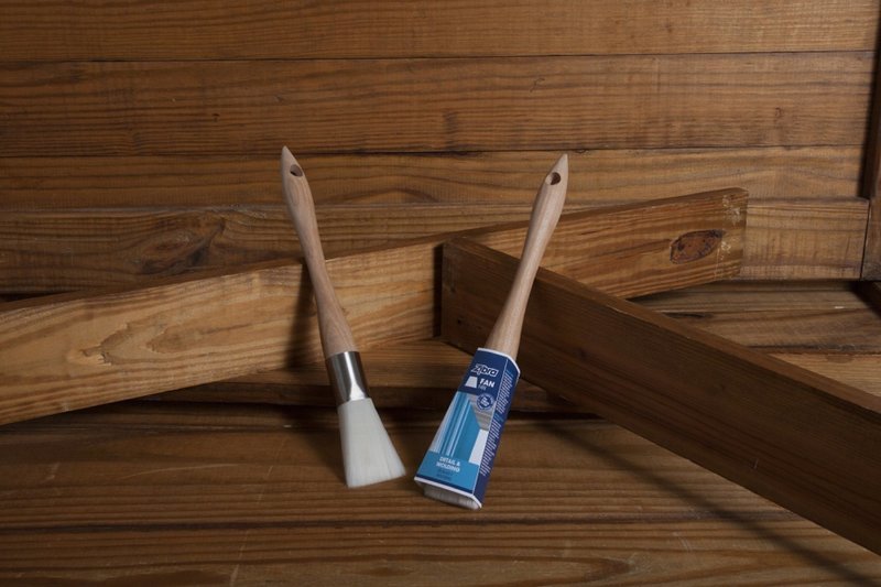 Zibra 1&quot; Fan Brush