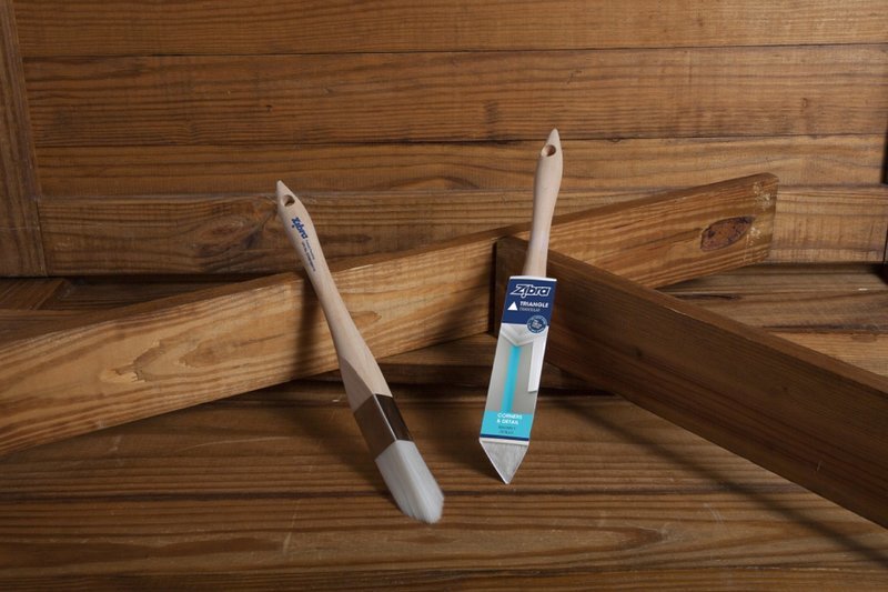 Zibra 1 - 1/4″ Triangle Trim Brush