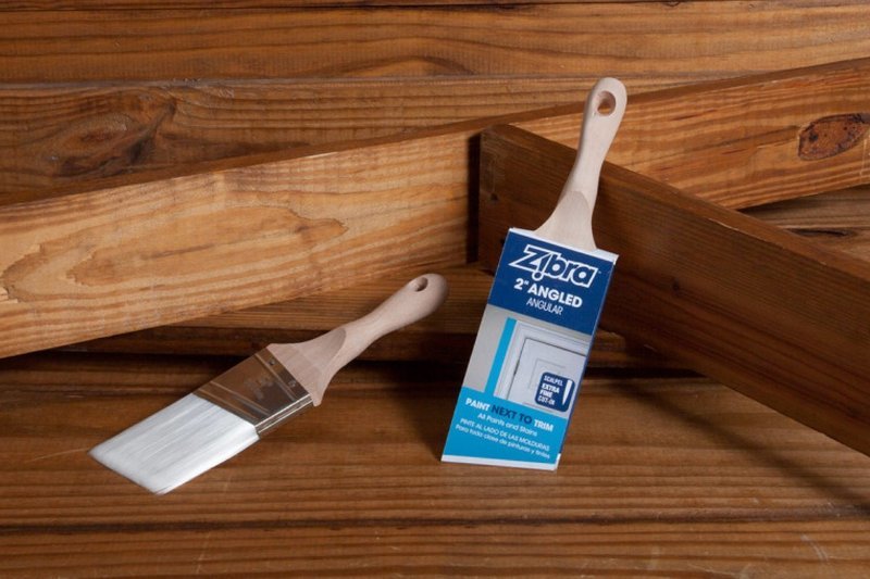 Zibra 2″ Angled Standard Brush (Stubby Handle)