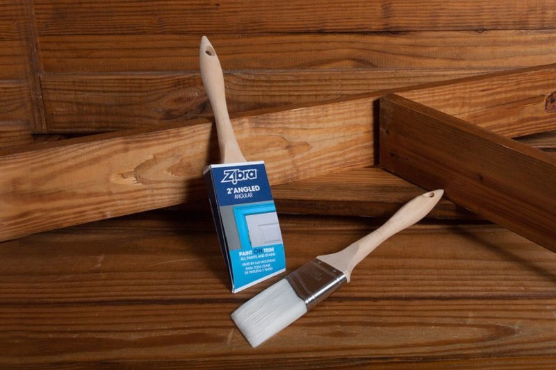 Zibra 2″ Angled Standard Brush (Long Handle)