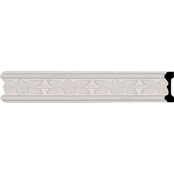 Flower Panel Molding - 1 7/8&quot;H X 5/8&quot;P X 95 3/4&quot;L