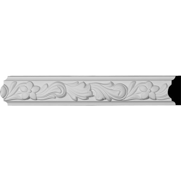 Sussex Floral Panel Molding - 2&quot;H X 7/8&quot;P X 94 1/2&quot;L