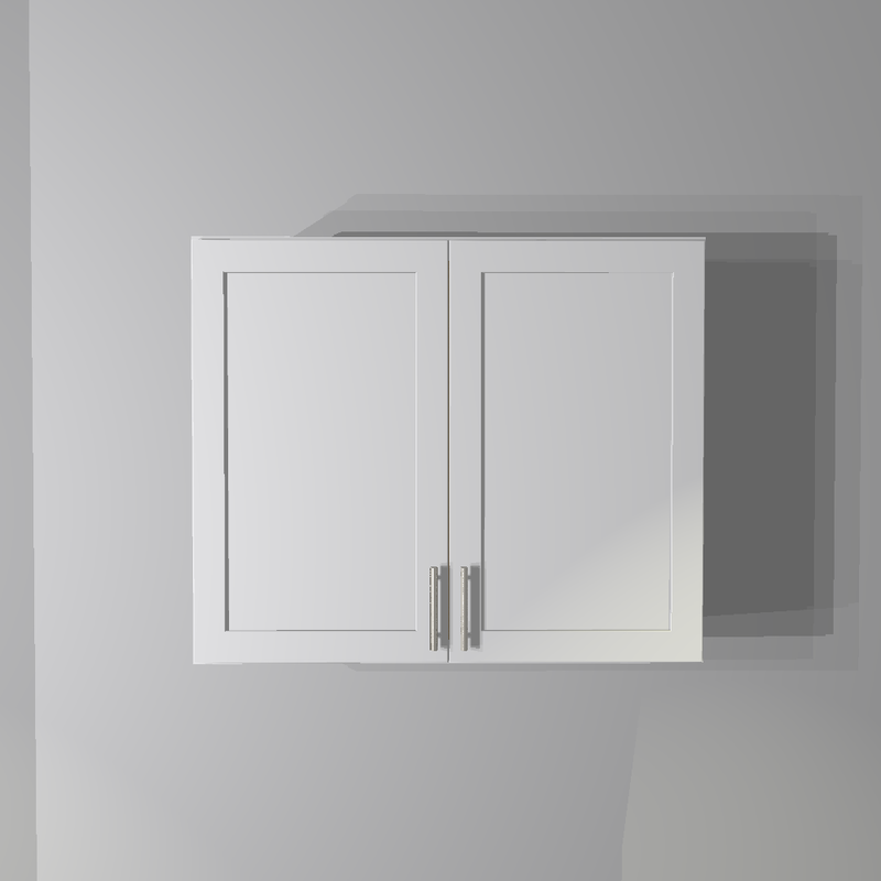 White Shaker Wall Cabinet - 36&quot;W x 30&quot;H