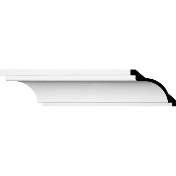 Classic Crown Molding - 11 7/8&quot;H X 9 1/2&quot;P X 15 1/4&quot;F X 96&quot;L