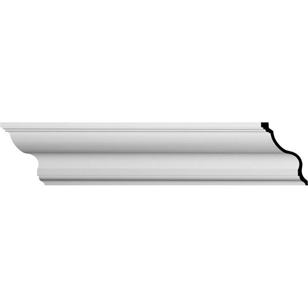 Marseille Crown Molding - 9 7/8&quot;H X 13 3/4&quot;P X 17&quot;F X 94 1/2&quot;L