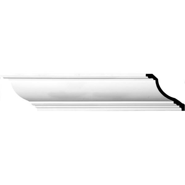 Claremont Crown Molding - 9 7/8&quot;H X 9 7/8&quot;P X 14&quot;F X 96&quot;L