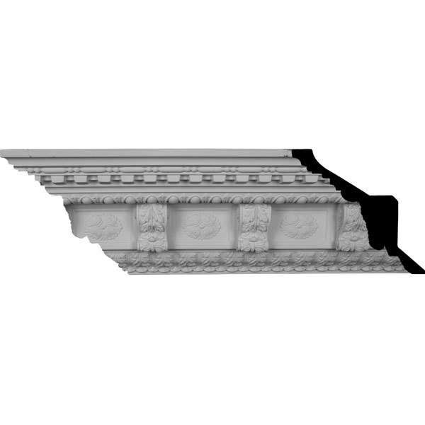 Granada Crown Molding - 9 7/8&quot;H X 9 3/4&quot;P X 14 &quot;F X 96&quot;L