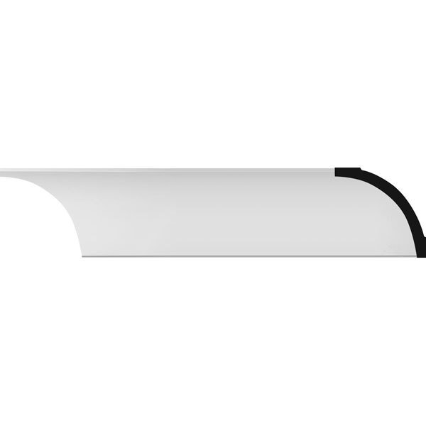 Medway Crown Molding - 8 1/2&quot;H X 8 1/2&quot;P X 12&quot;F X 94 1/2&quot;L
