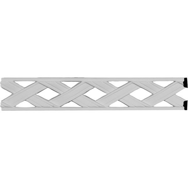 Ribbon Pierced Panel Molding - 2 1/8&quot;H X 3/4&quot;P X 96 1/4&quot;L