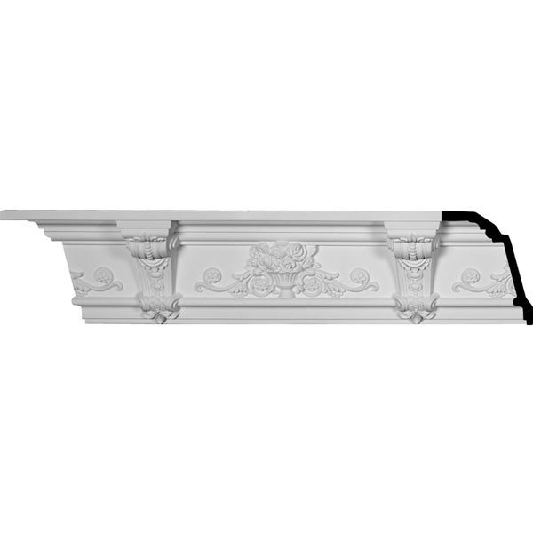 Jonee Crown Molding - 7 7/8&quot;H X 6 5/8&quot;P X 10 1/4&quot;F X 96&quot;L