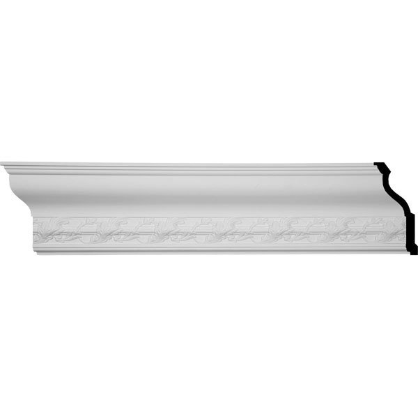 Southampton Acanthus Crown Molding - 9 1/8&quot;H X 3 7/8&quot;P X 9 7/8&quot;F X 94 1/2&quot;L