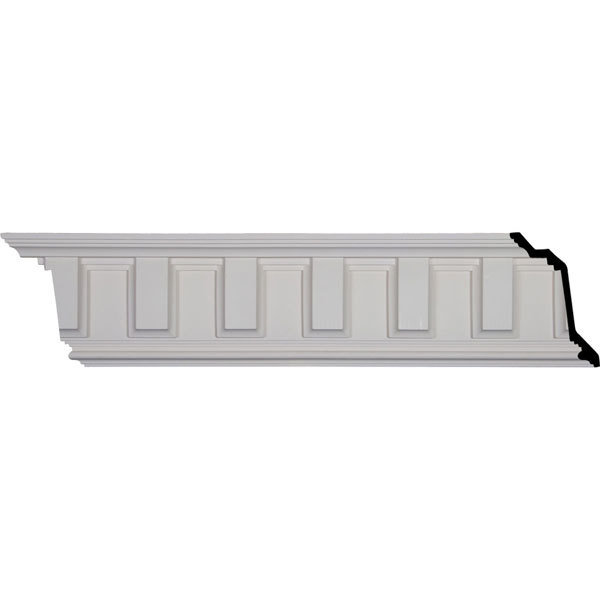 Nouveau Crown Molding - 8 1/2&quot;H X 5&quot;P X 9 7/8&quot;F X 95 7/8&quot;L