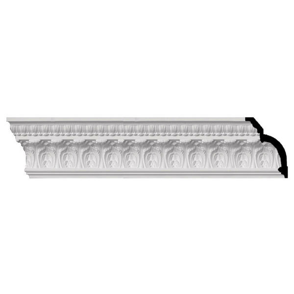 Odessa Crown Molding - 7 3/4&quot;H X 5 1/2&quot;P X 9 1/2&quot;F X 96&quot;L