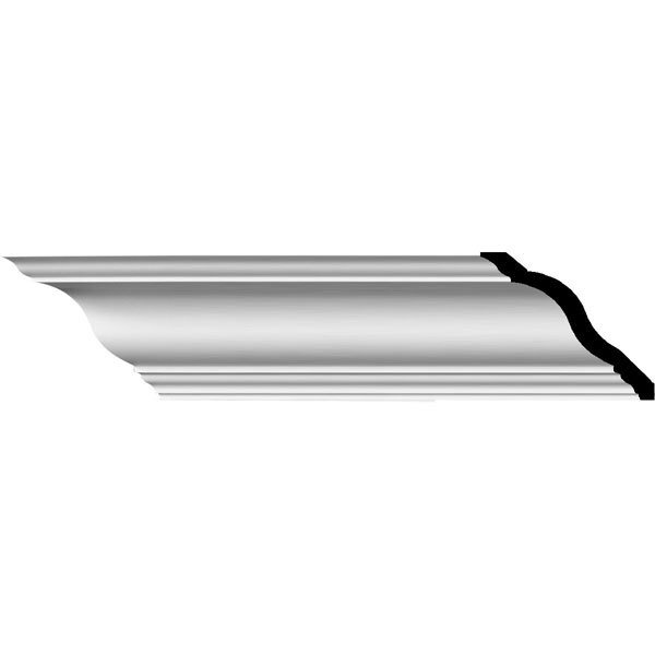 Niobe Crown Molding - 5&quot;H X 7 1/2&quot;P X 9 3/8&quot;F X 94 1/2&quot;L