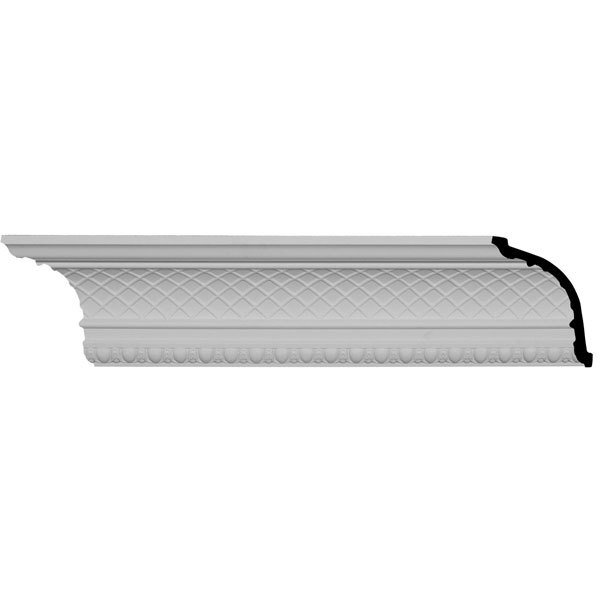 Brightton Crown Molding - 6&quot;H X 6 3/8&quot;P X 8 7/8&quot;F X 95 5/8&quot;L