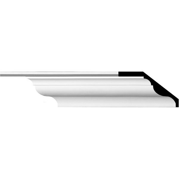 Robin Crown Molding - 9 1/8&quot;H X 5 7/8&quot;P X 10 3/4&quot;F X 96&quot;L