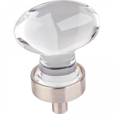 Harlow Cabinet Knob G110L, Finishes: Satin Nickel